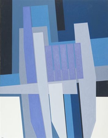 Gualtiero Nativi Pistoia 1921 Greve in Chianti (Fi) 1999, Struttura su fondo...