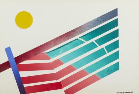 Lorenzo Piemonti Carate (Mi) 1935 2015, Cromoplastico, 2010 Collage su...