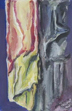 Philippe Hosassion 1898 1978, Senza titolo, 1977 Tecnica mista su cartoncino,...