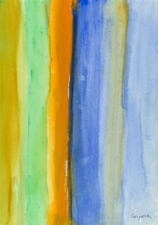 Antonio Corpora Tunisi 1909 2004, Temporale a Siviglia, 1998 Acquerello su...