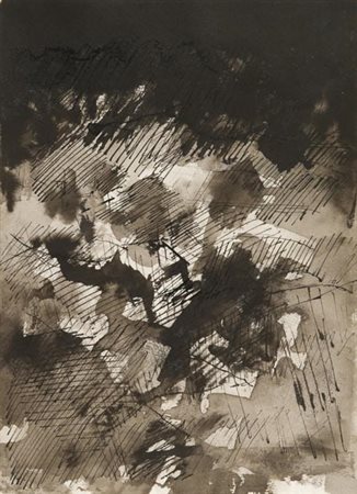 Enzo Brunori Perugia 1924 Roma 1993, Ombre della sera, 1963 Inchiostro su...