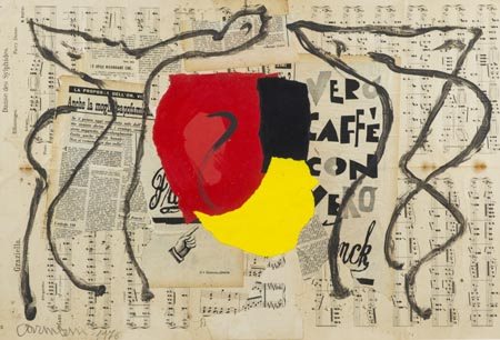 Arturo Carmassi Lucca 1925 Empoli, Fi 2015, Senza titolo, 1976 Collage e...