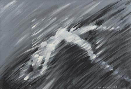 Cesare Peverelli Milano 1922 Parigi 2000, Senza titolo, 1963 Olio su...