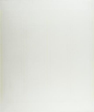 Riccardo Guarneri Firenze 1933 , 4 rettangoli + 3 linee - colore, 1972 Olio e...