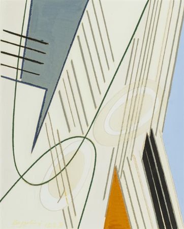 Silvano Bozzolini Fiesole (Fi) 1911 Parigi 1998, Senza titolo, 1971 Tecnica...