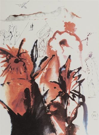 Salvador Dalì Figuera 1904 1989, Paradiso tropicale, 1979 Serigrafia...