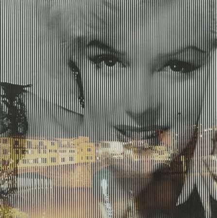 Malipiero Brescia 1934 , Osmosi, Collage , cm. 46x46.