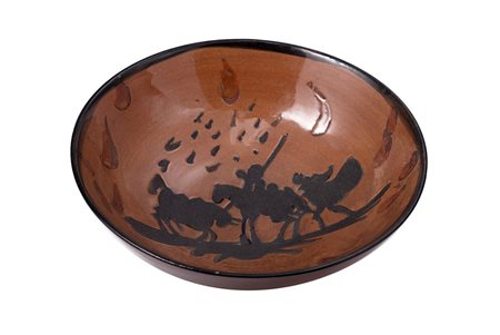 Pablo Picasso (Malaga 1881 - Mougins 1973) "Picador" ciotola in ceramica...