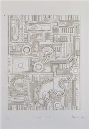 Eduardo Paolozzi (Leith 1924 - Londra 2005) "Ravel suite" 1974 opera composta...