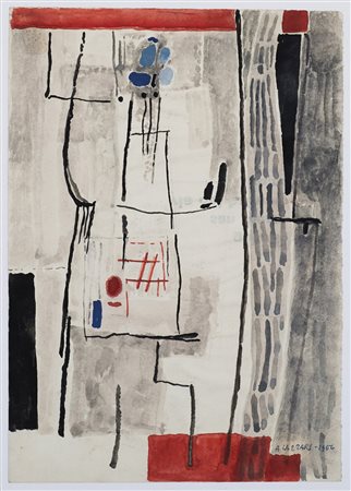 Bice Lazzari (Venezia 1900 - Roma 1981) Lotto di 3 opere: - "D 126" 1957,...