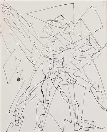 Gino Severini (Cortona 1883 - Parigi 1966) "Rytme de danse à l'Opera" 1950...