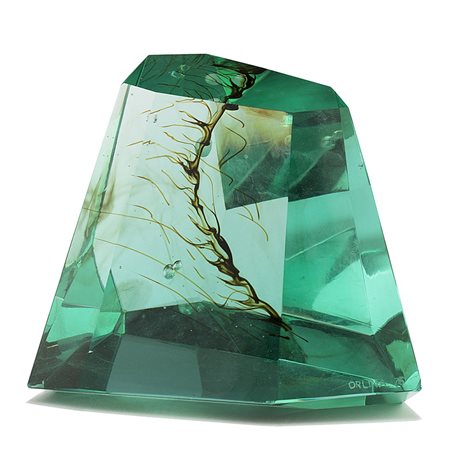 Ramon Orlina (Manila 1944 - 0) "Senza titolo" 1976 scultura in cristallo, h...