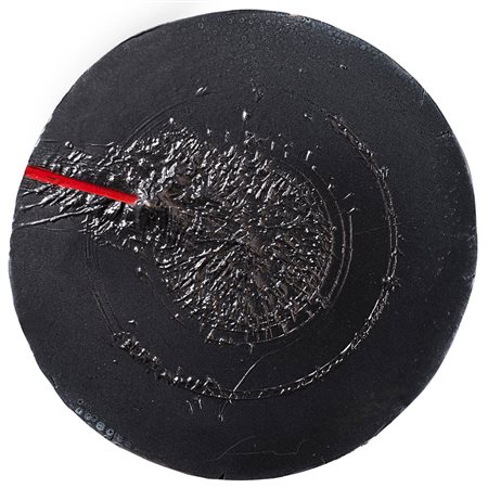 Emilio Scanavino (Genova 1922 - Milano 1986) "Senza titolo" 1968 formella in...