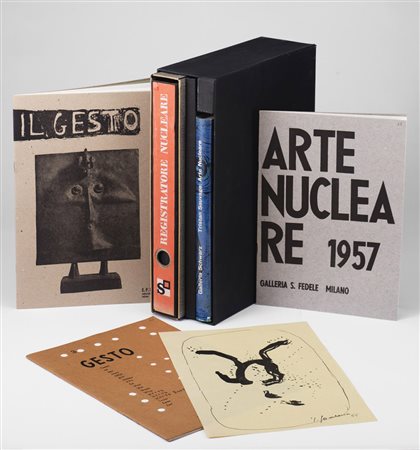 "Registratore Nucleare" 1962 libro d'artista contenente la monografia edita...
