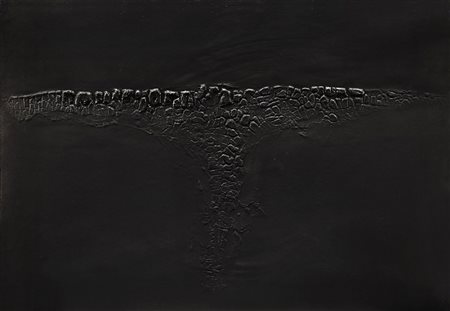 Alberto Burri (Città di Castello 1915 - Nizza 1995) "Cretto" 1971 incisione a...