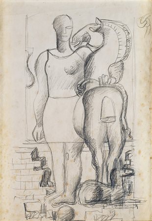 Le Corbusier (La Chaux-de-Fonds 1887 - Roquebrune-Cap-Martin 1965) "Senza...