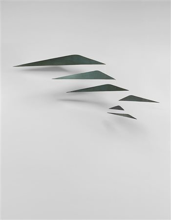 Bruno Munari (Milano 1907 - 1998) "Macchina inutile" 1945 scultura mobile in...