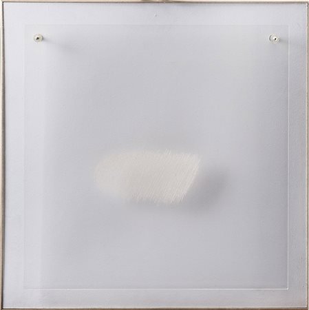 Marco Gastini (Torino 1938 - 0) "Senza titolo" 1972 lastra di plexiglass...