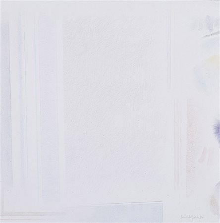 Riccardo Guarneri (Firenze 1933 - 0) "Inclinazioni lievi" 1991 tecnica mista...