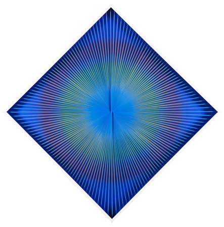 Alberto Biasi (Padova 1937 - 0) "Ottico cinetico" 1965-70 lamelle di pvc e...