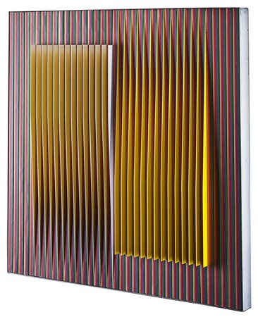 Carlos Cruz-Diez (Caracas 1923 - 0) "Physichromie 1282" 1993 acrilico e...