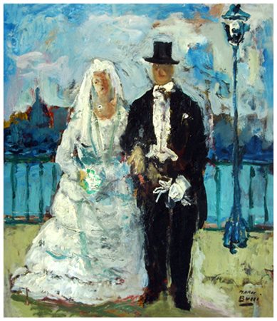 MARIO BUCCI Foggia 1903 – Firenze 1970 Senza titolo Olio su tavola 44 x 38,7....