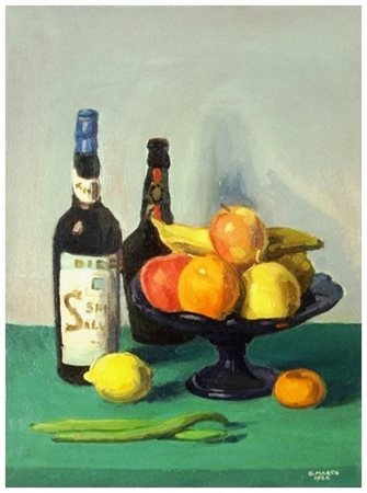 GIOVANNI MARCH Tunisi (Tunisia) 1894 – Livorno 1974 Senza titolo 1966 Olio su...