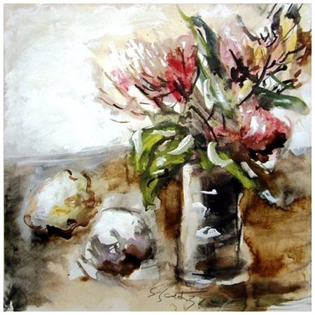 SERGIO SCATIZZI Gragnano 1918 – Firenze 2009 Senza titolo Tec. mista su...