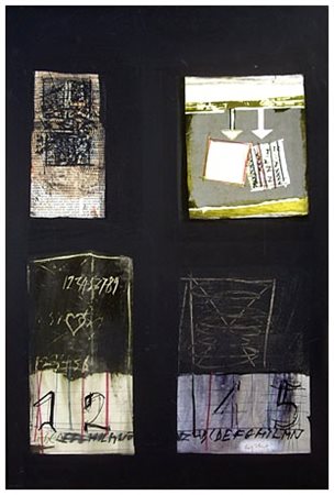 GIORGIO CELIBERTI Udine 1929 Impresso nella memoria 1988-89 Pittura e t.m. su...