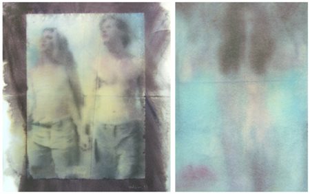 MALIPIERO Brescia 1934 Lotto di 2 opere: Senza titolo 1999 T.m. su carta...