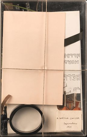 GIANFRANCO BARUCHELLO(Livorno 1924)A scatola chiusaassemblaggio polimaterico...
