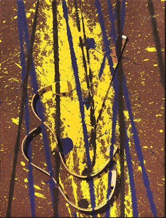 FERNANDEZ ARMAN(Nizza 1928 - New York 2005)Senza titoloacrilico e ukulele...