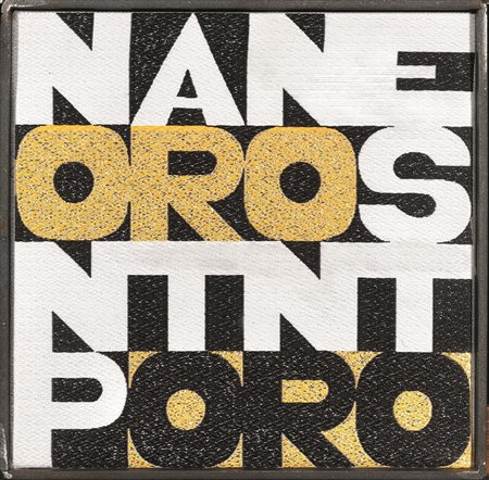 ALIGHIERO BOETTI(Torino 1940 - Roma 1994)Non parto non restotessitura e...