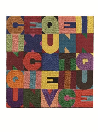 ALIGHIERO BOETTI(Torino 1940 - Roma 1994)Cinque x cinque venticinquericamo su...
