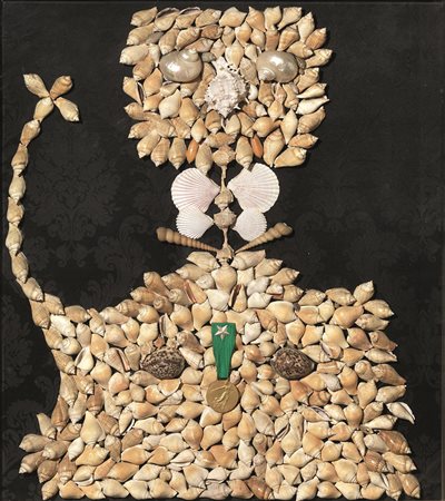 ENRICO BAJ(Milano 1924 - 2003)Cath&eacute;rine Henriette de Balzac...