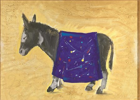 BONOMO FAITA&nbsp; (Brescia 1955)&nbsp; A) Asino&nbsp; tecnica mista su...