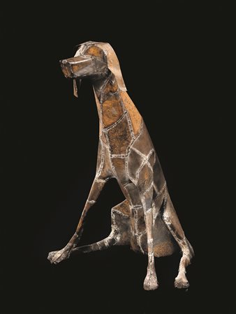 VELASCO VITALI(Bellano 1960)Caneferro e acciaio corten, cm...