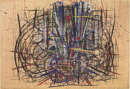 TANCREDI PARMEGGIANI&nbsp; (Feltre 1927 - Roma 1964)&nbsp; Senza titolo&nbsp;...