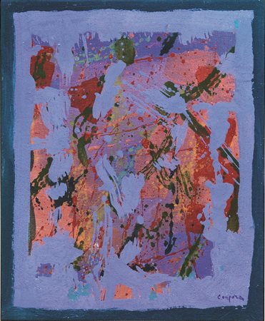 ANTONIO CORPORA(Tunisi 1909 - Roma 2004)I samuraitecnica mista su tela, cm...