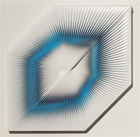 ALBERTO BIASI(Padova 1937)Dinamica irregolarerilievo in PVC applicato su...