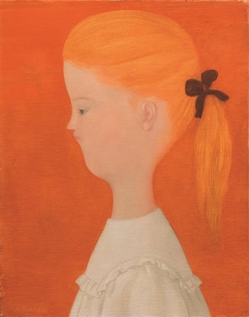 ANTONIO BUENO(Berlino 1918 - Fiesole 1984)Fanciullaolio su tela, cm...