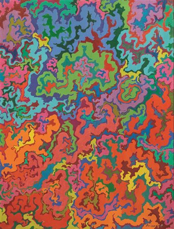 LUIGI BOILLE(Pordenone 1926 - Roma 2015)Struttura liberaolio su tela, cm...