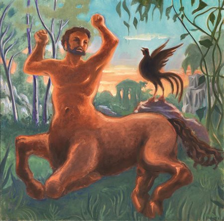 DAVID BOWES&nbsp; (Boston 1957)&nbsp; Centaur&nbsp; firmato e datato&nbsp;...