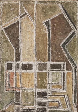 MARIO RADICE&nbsp; (Como 1898 - 1987)&nbsp; Composizione&nbsp; affresco su...