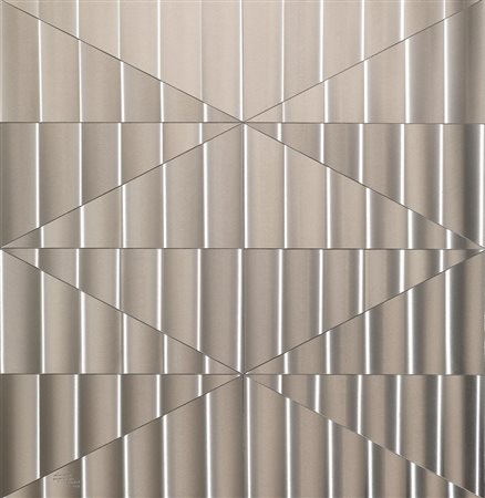 GETULIO ALVIANI&nbsp; (Udine 1939)&nbsp; Superficie a testura vibratile&nbsp;...