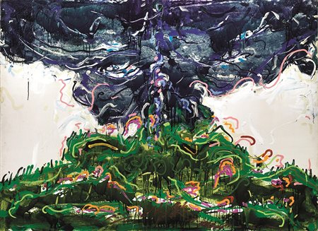 Mario Schifano&nbsp; (Homs 1934 - Roma 1998)&nbsp; VEDUTA COMPOSTA&nbsp;...