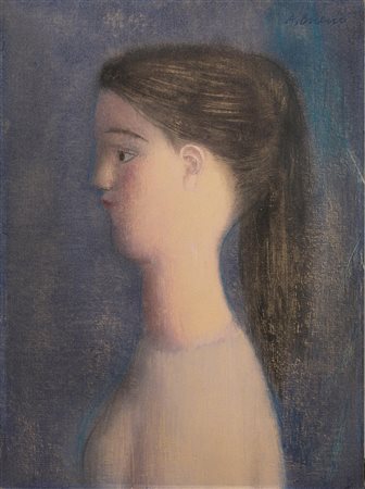 ANTONIO BUENO(Berlino 1918 - Fiesole 1984)Ritratto femminilepastello e matita...