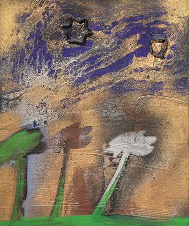 GIOSETTA FIORONI(Roma 1932)Il bosco che l&rsquo;autunno inclinatecnica mista...