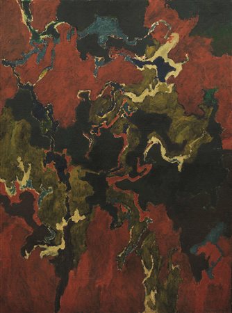 LUIGI BOILLE(Pordenone 1926 - Roma 2015)Introspezione astrattaolio su tela,...