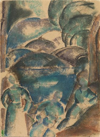 GINO ROSSI&nbsp; (Venezia 1884 - Treviso 1947)&nbsp; Figure femminili nel...